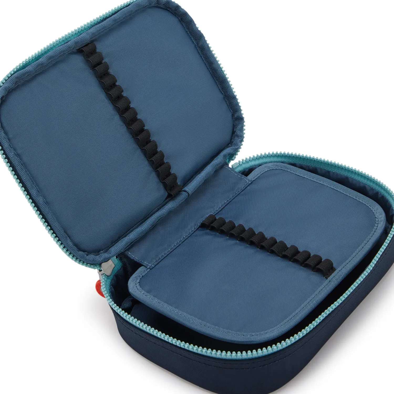 Kipling 100 Pens pennenzak Cosmo Blue Combo groot nylon