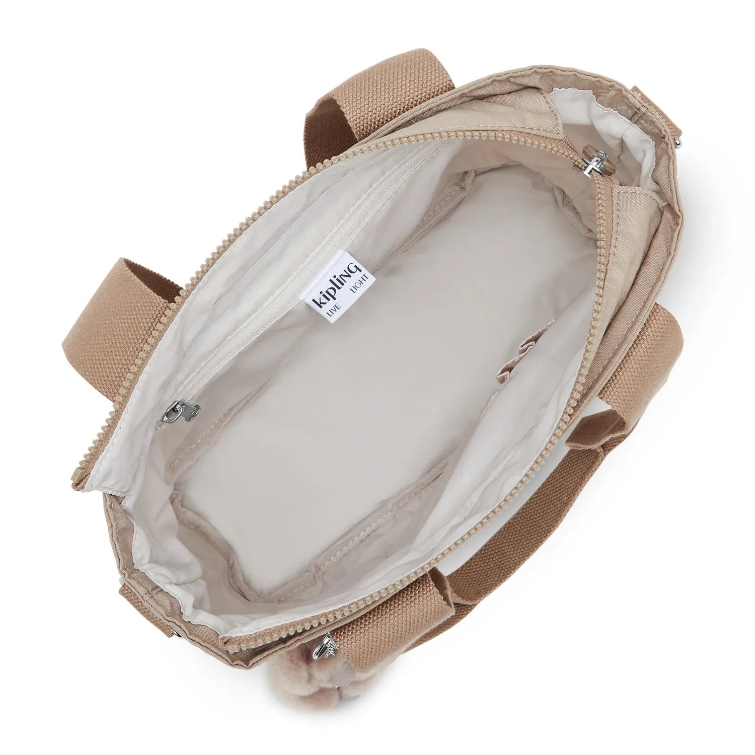 Kipling Minta M Up shopper Tan Beige