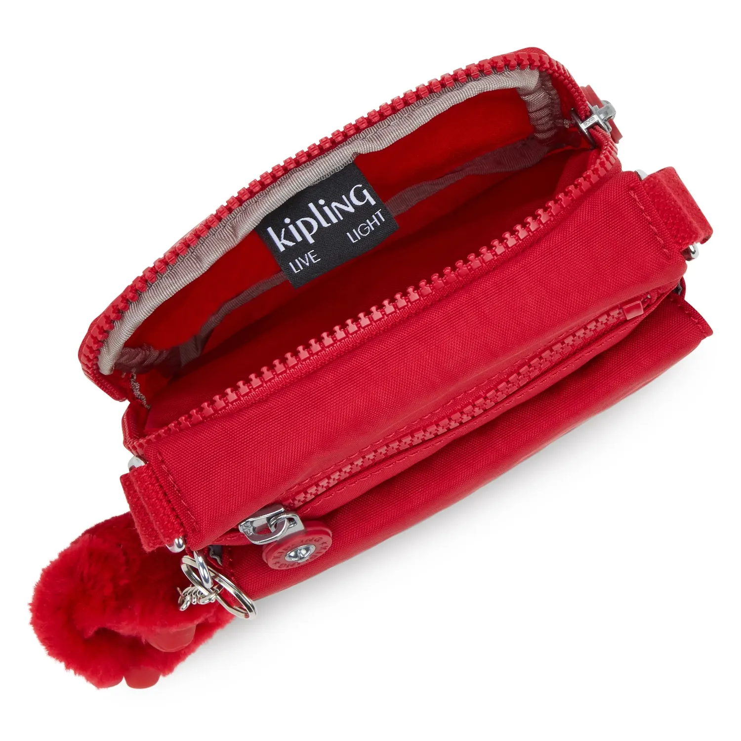Kipling New Eldorado crossbody tas Red Rouge klein licht
