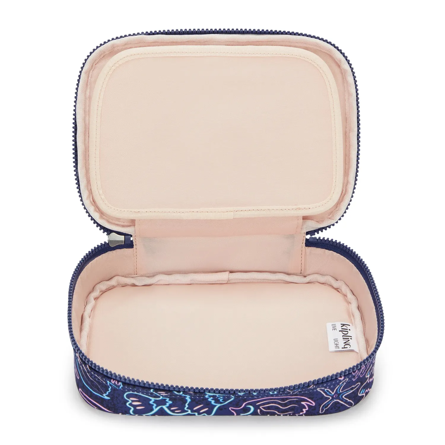 Kipling 100 Pens pennenzak Groot Disco Fish nylon