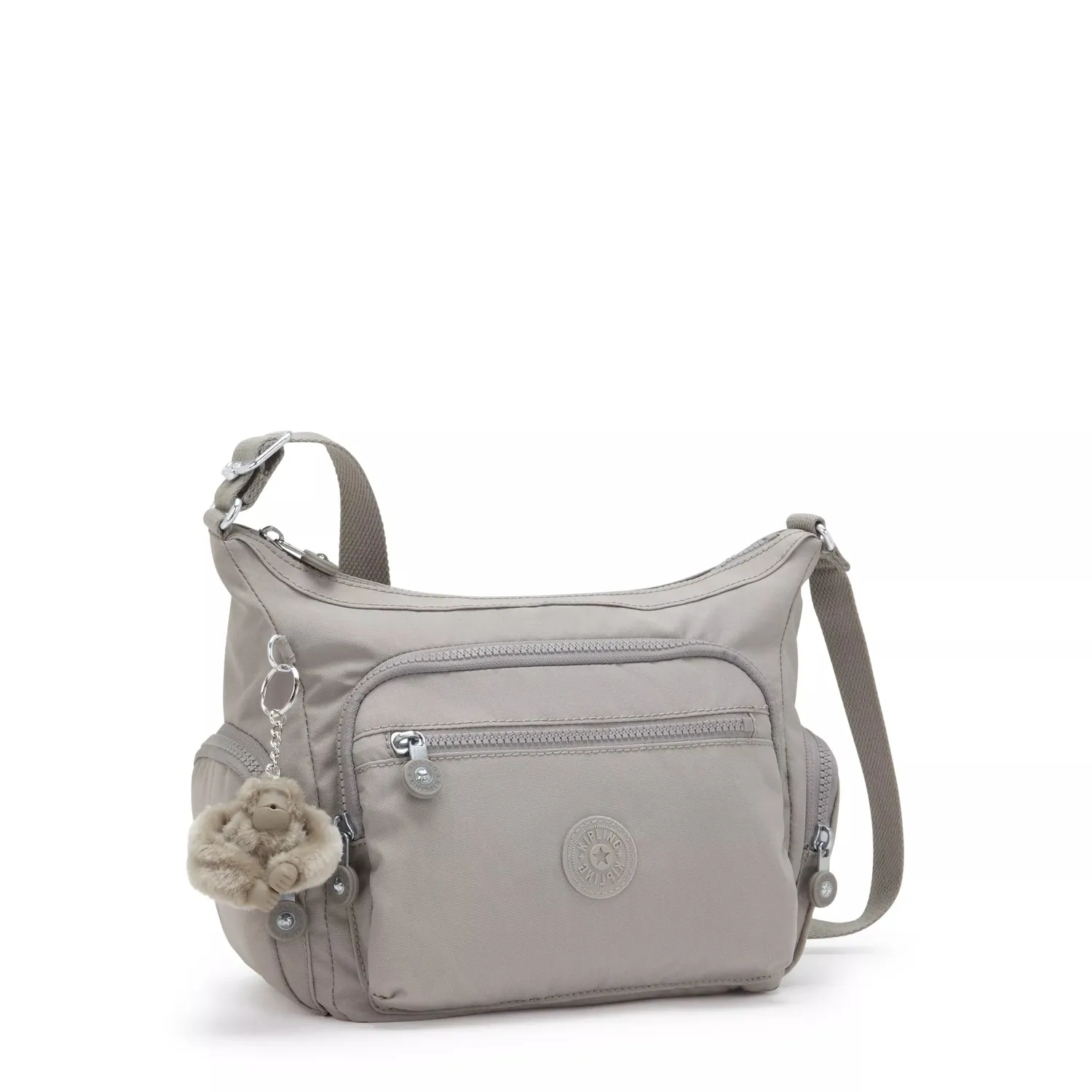 Kipling Gabbie S schoudertas Grey Gris klein crossbody