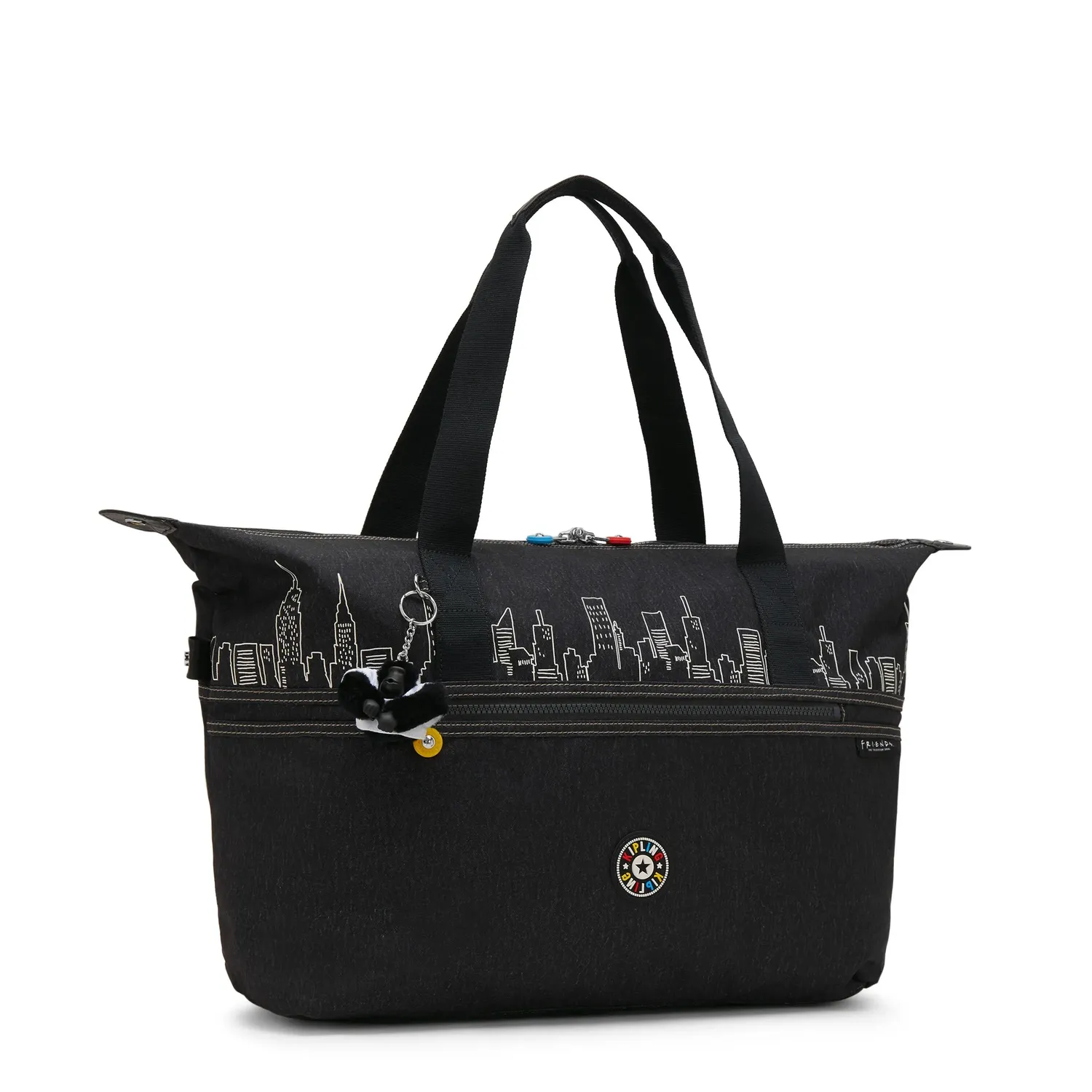 Kipling Art M Friends shopper groot Skyline Black – A4