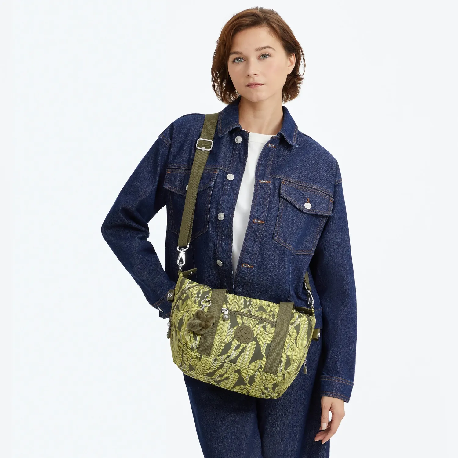 Kipling Art Mini schoudertas Sun Striped Grasses waterafstotend