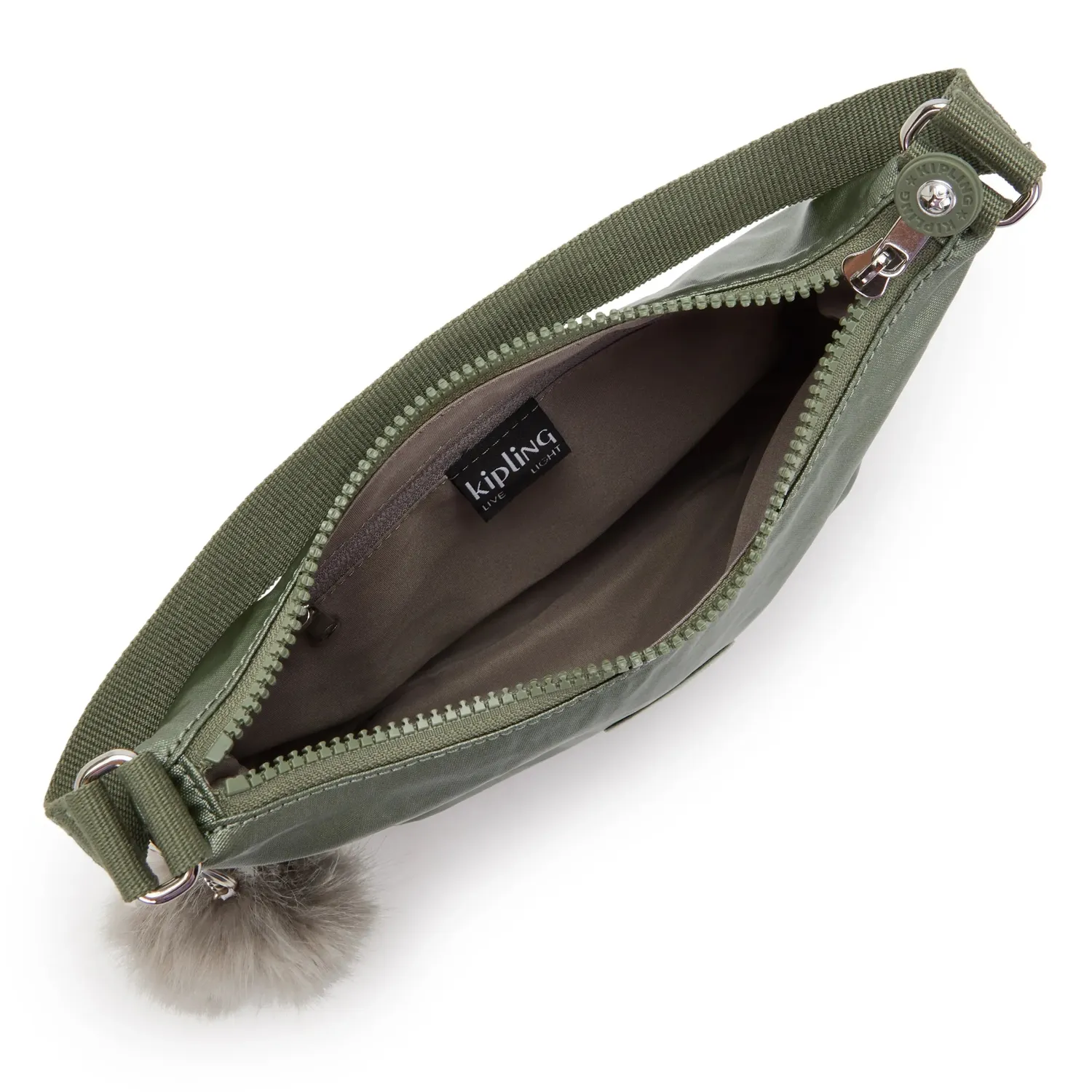 Kipling Amani schoudertas Klein Connect Green minimalistisch