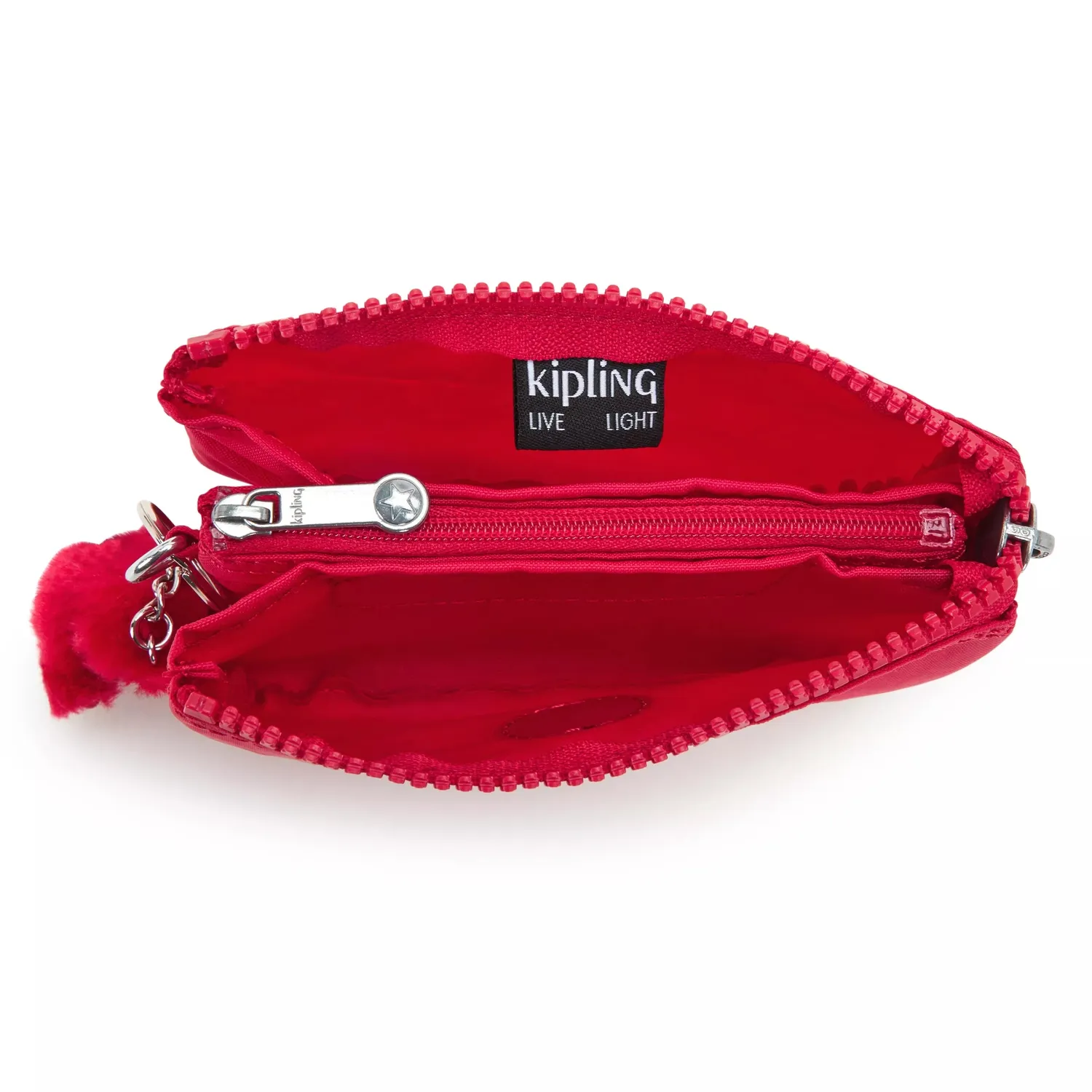 Kipling Creativity S portemonnee Red Rouge klein rood