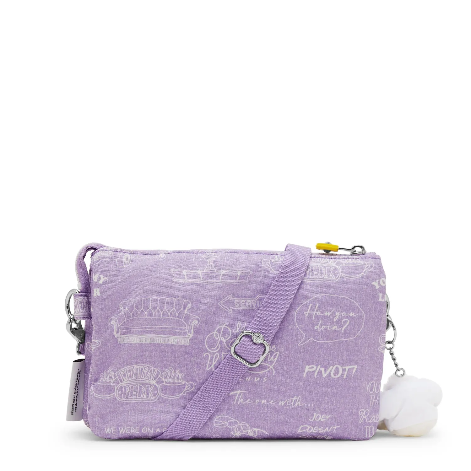Kipling Riri crossbodytas Klein Framed Lilac waterafstotend