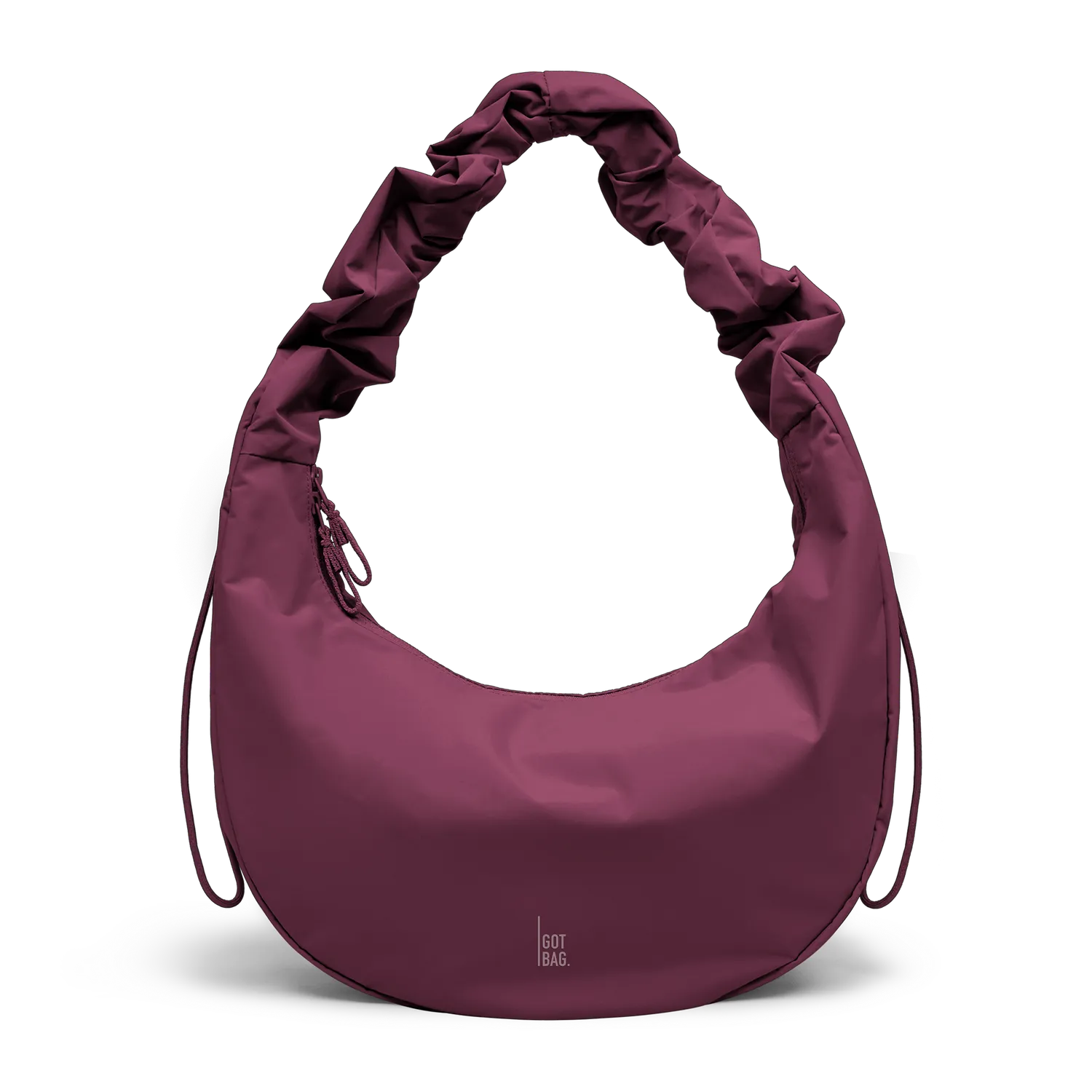 Got Bag Moon Bag Ruffle tas black monochrome gerecycled