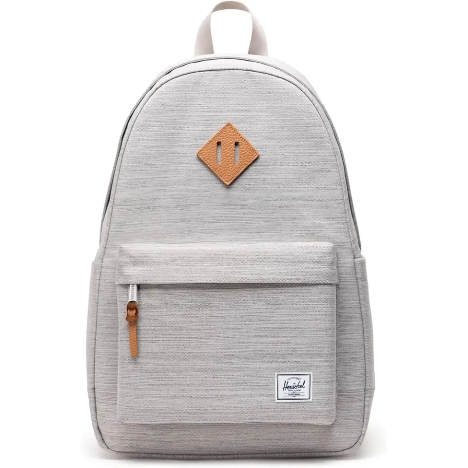 Herschel Heritage rugzak Light Grey Crosshatch grijs
