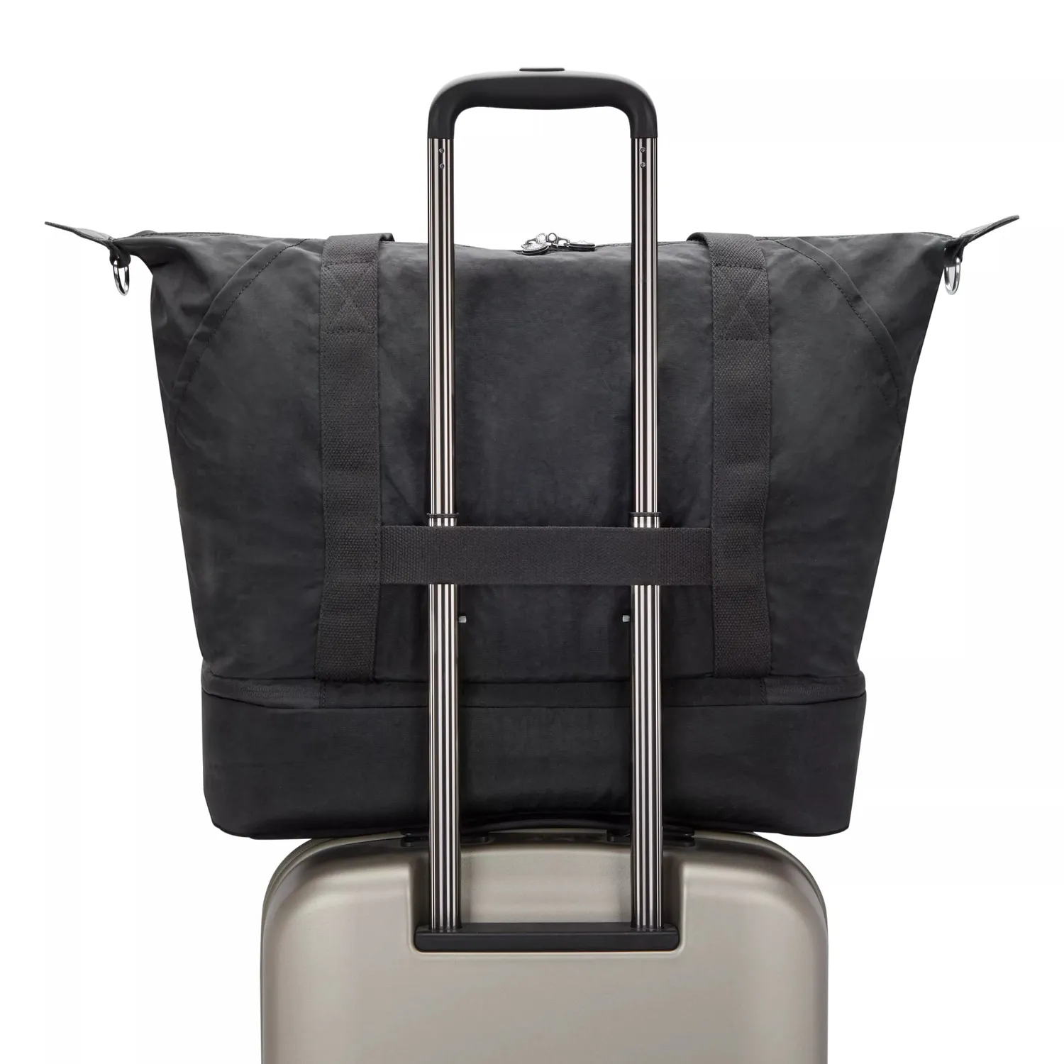 Kipling Art M Weekender reistas Black Noir Groot verstelbaar