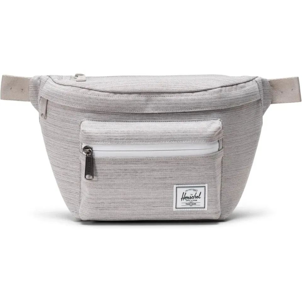 Herschel Pop Quiz Hip Pack heuptas Light Grey Crosshatch