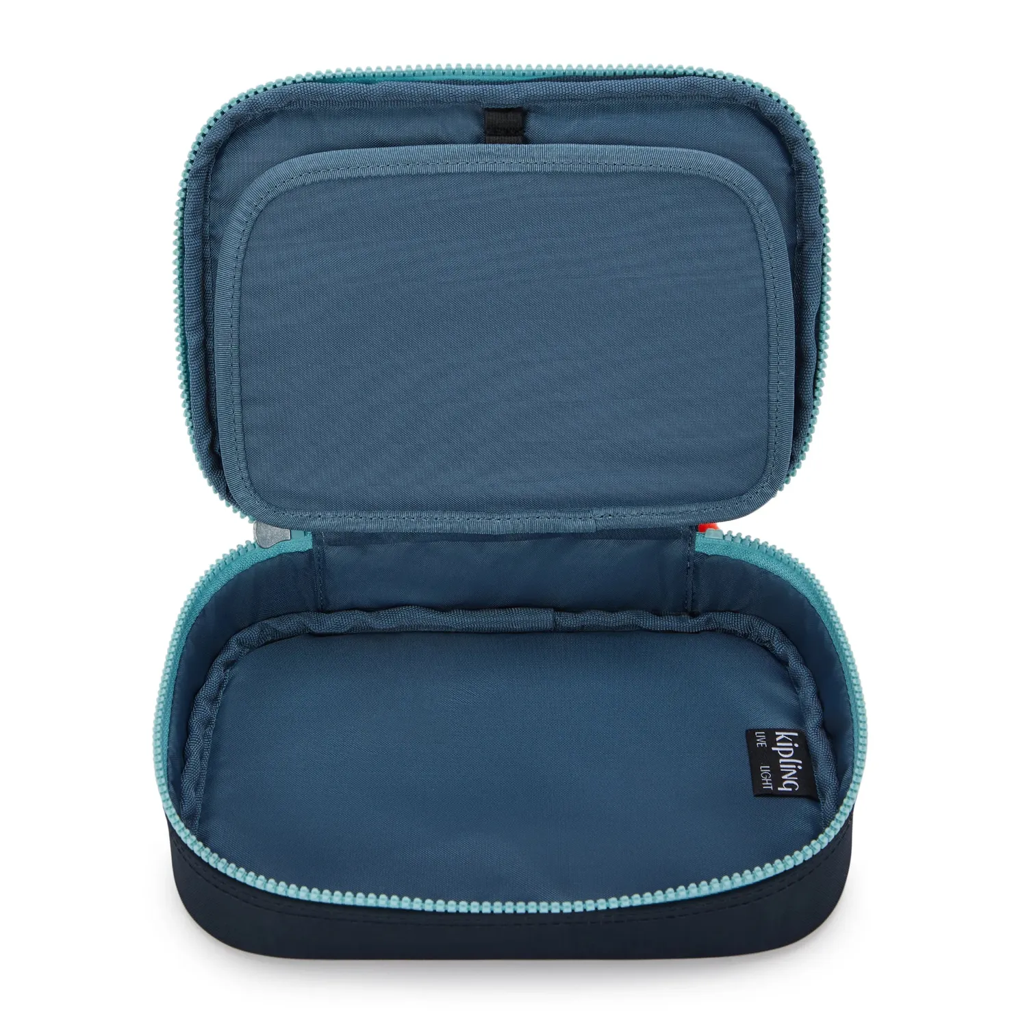 Kipling 100 Pens pennenzak Cosmo Blue Combo groot nylon