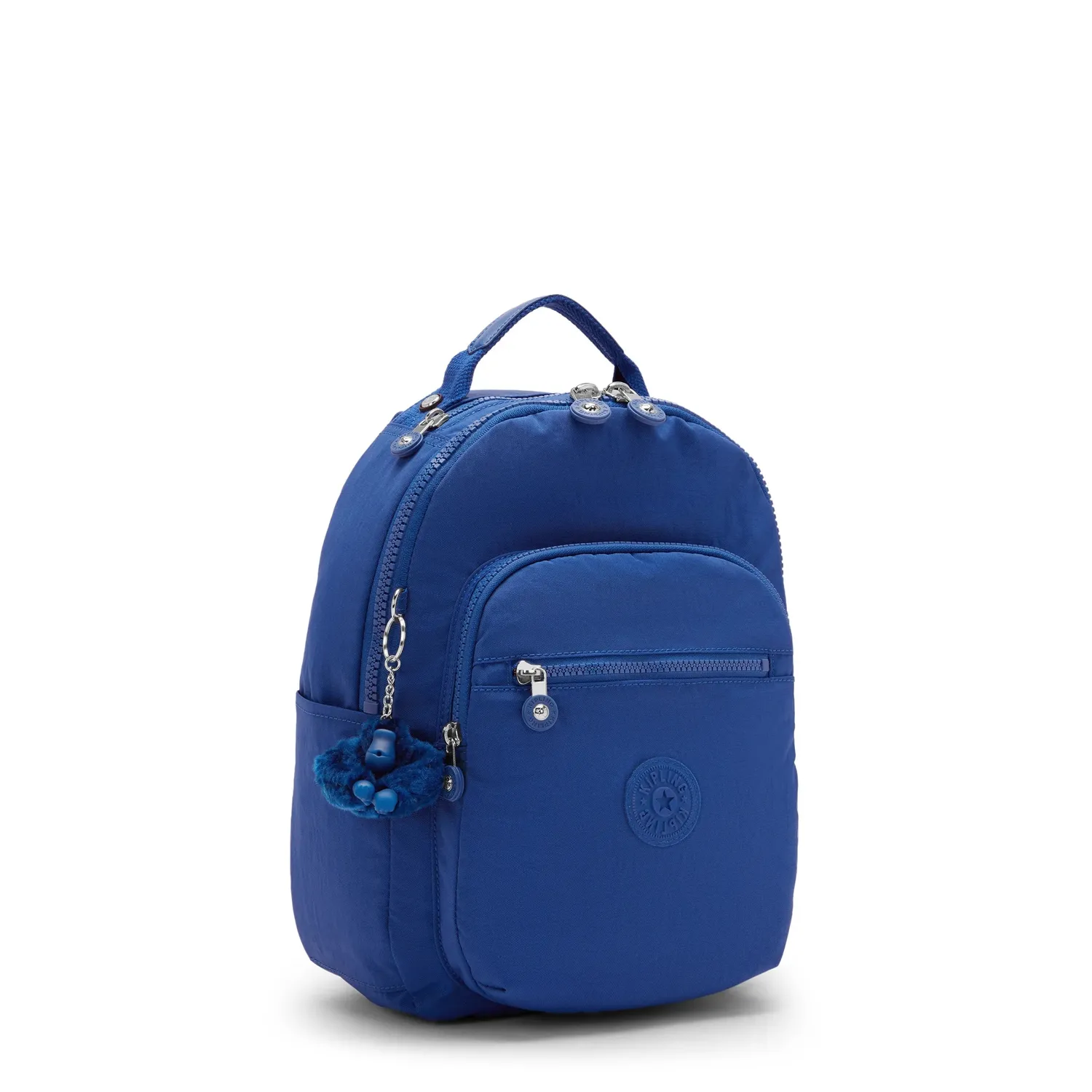 Kipling Seoul S kleine rugzak Blazing Blue met 11 inch tabletvak