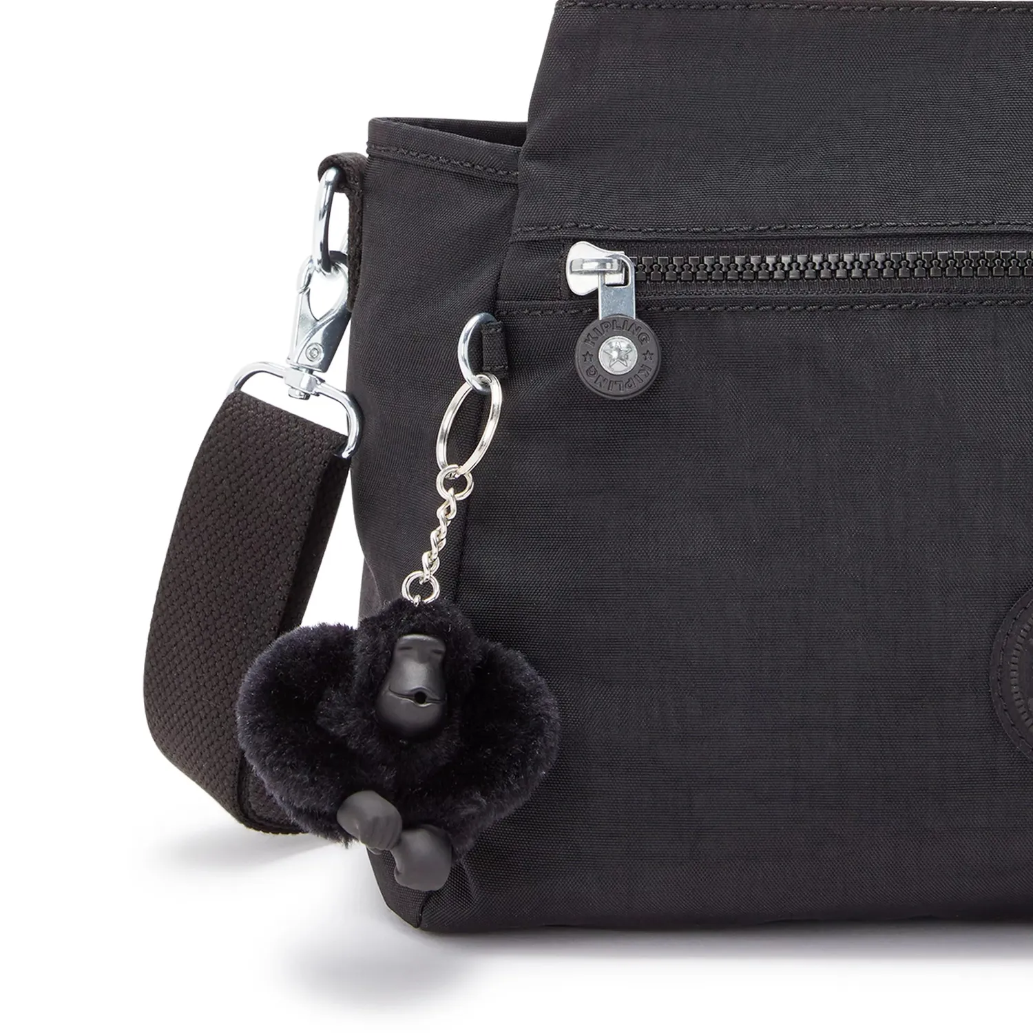Kipling Elysia schoudertas Medium Black Noir crossbody