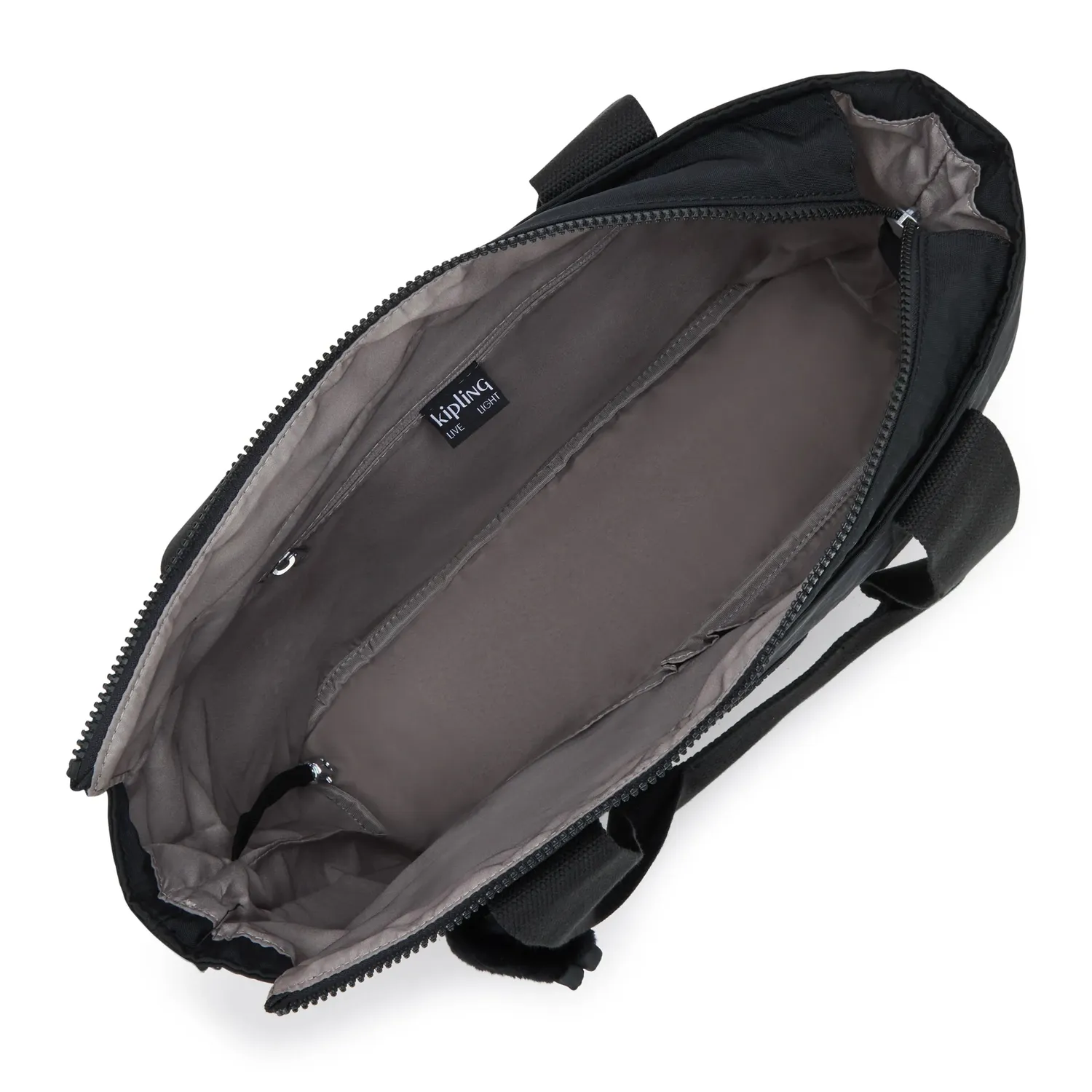 Kipling Minta L Up schoudertas Black Noir groot draagtas