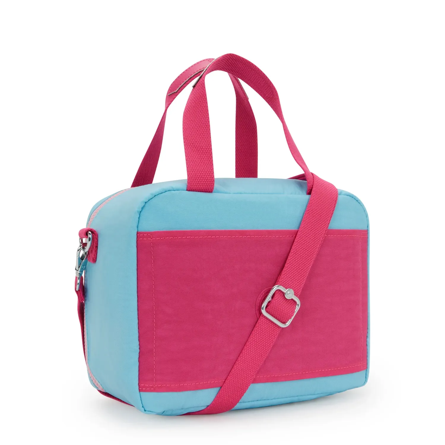 Kipling Miyo lunchtas Groot Smile Blue Block geïsoleerd