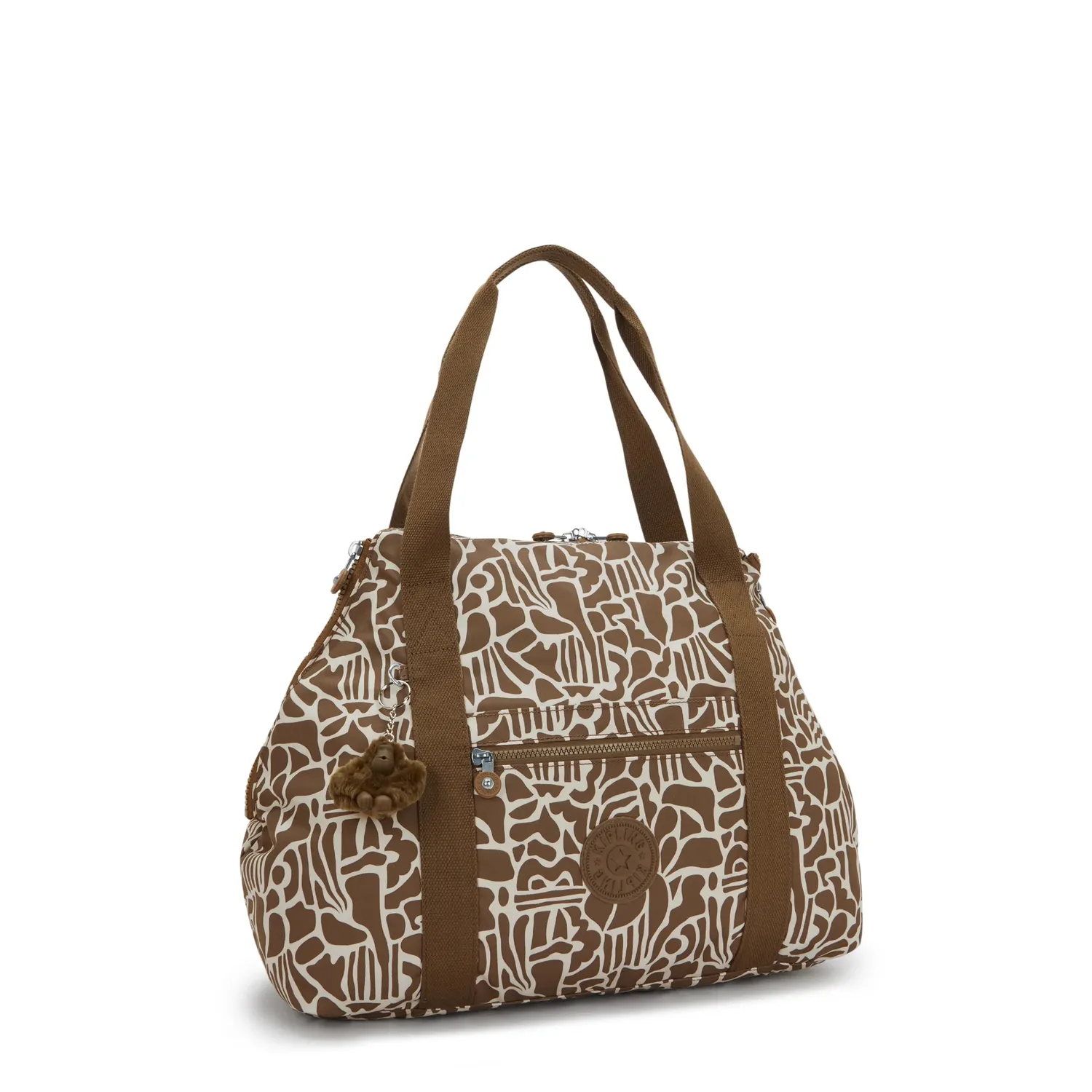Kipling Art M shopper Cocktail Khaki groot trolleyhuls