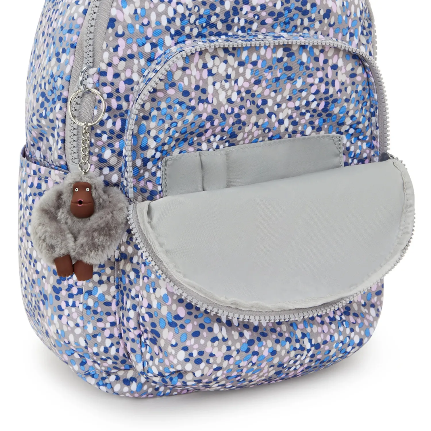 Kipling Seoul S rugzak Spotted Stream klein met tabletvak