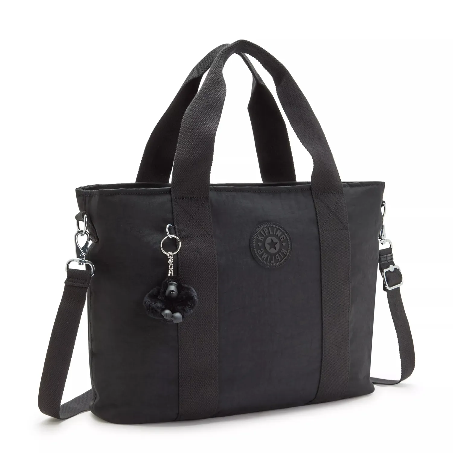 Kipling Minta L draagtas Groot Black Noir waterafstotend