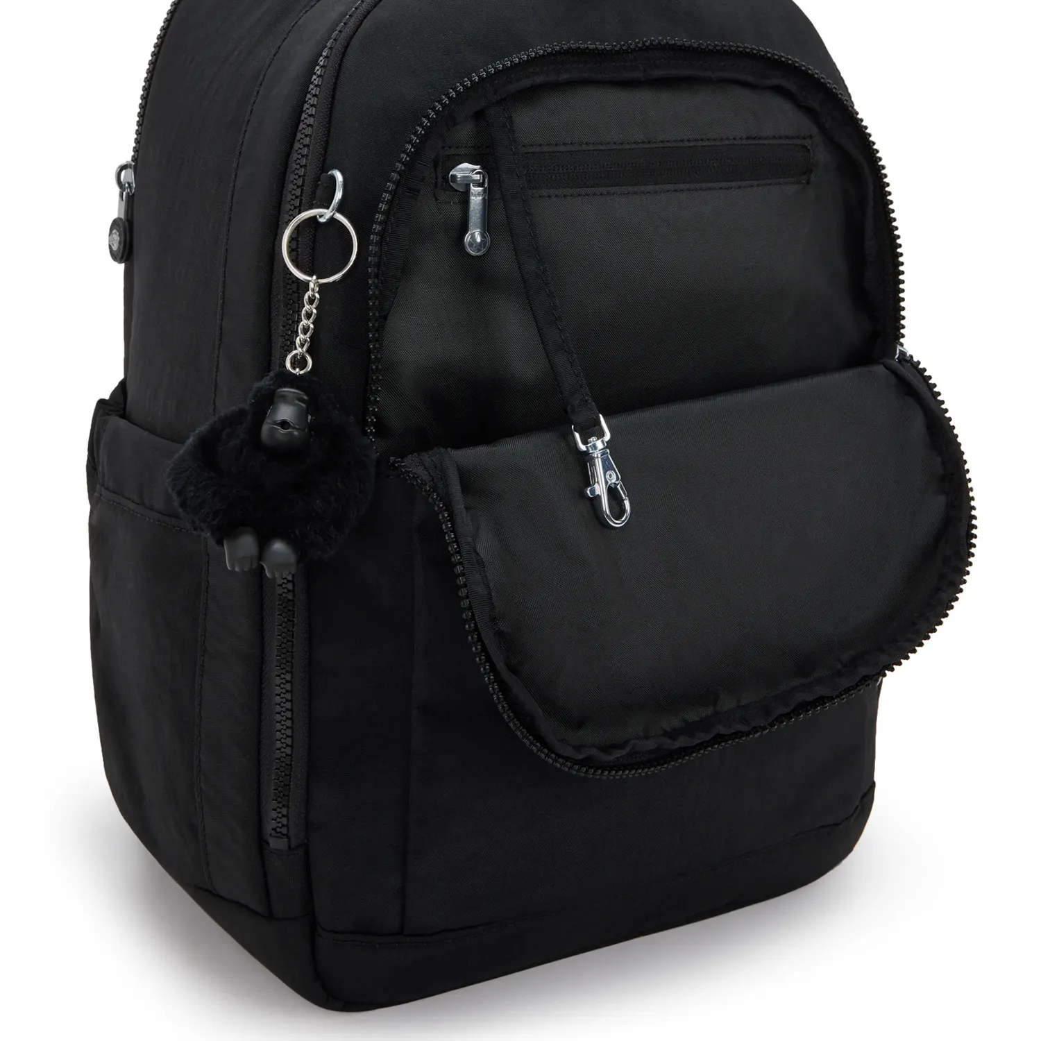 Kipling Seoul Cabin rugzak Black Noir Groot handbagage