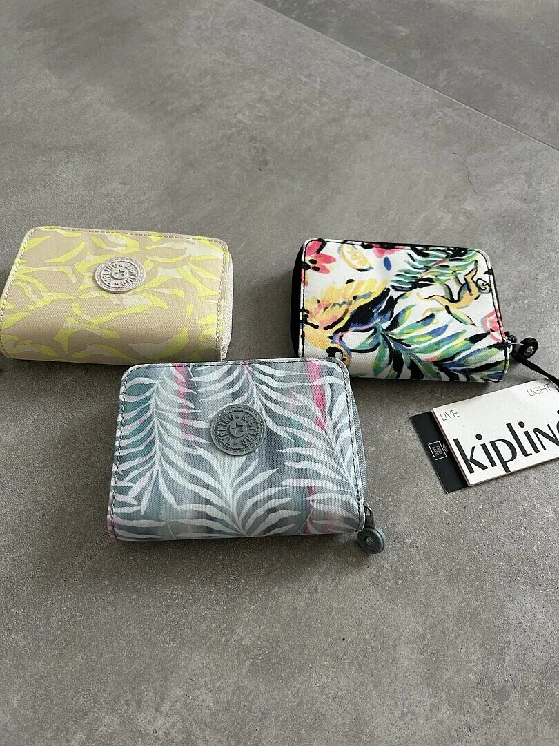 Kipling Money Love portemonnee medium blue bleu rfid