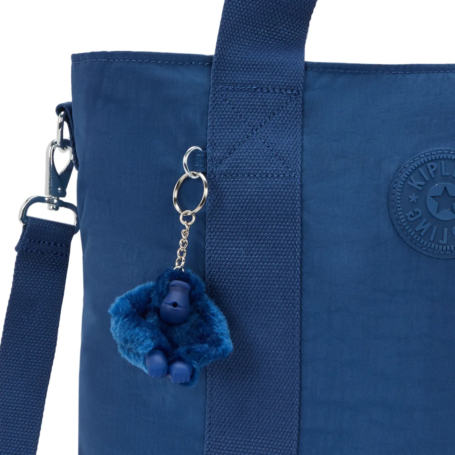 Kipling Minta L Up schoudertas Groot Casual Blue rits