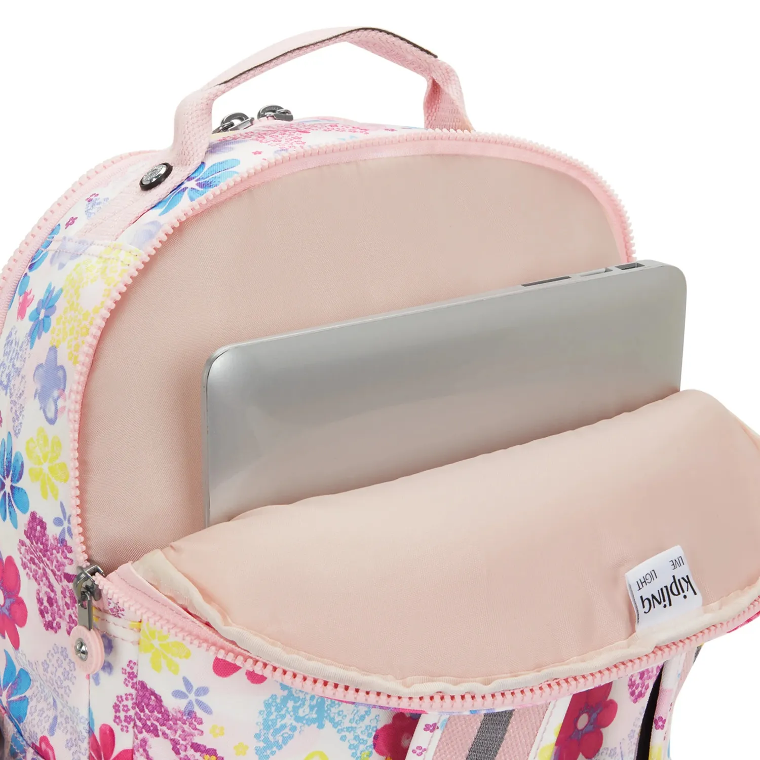 Kipling Seoul Lap rugzak Flower Stamp groot 15 inch
