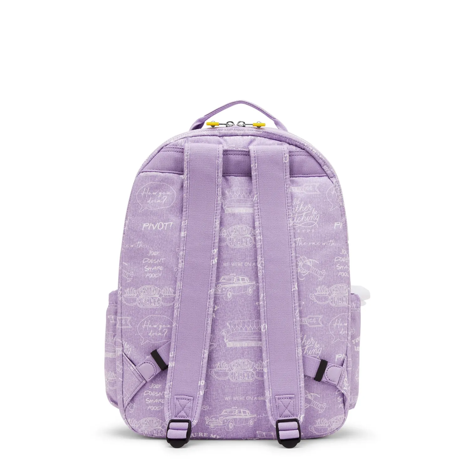 Kipling Seoul Lap rugzak Groot Framed Lilac Friends 15 inch