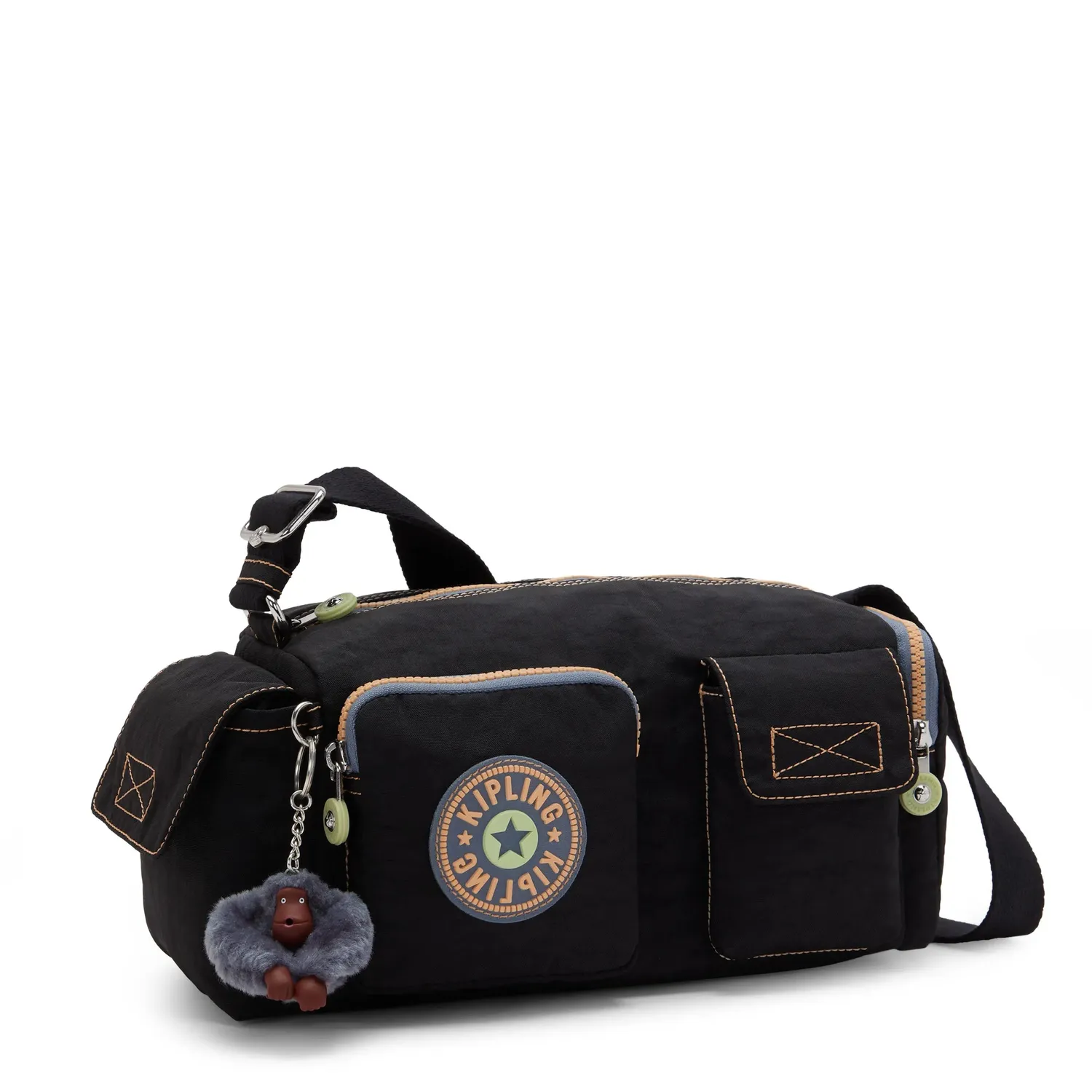 Kipling Sam Energy crossbody Energy Black Medium veel vakken