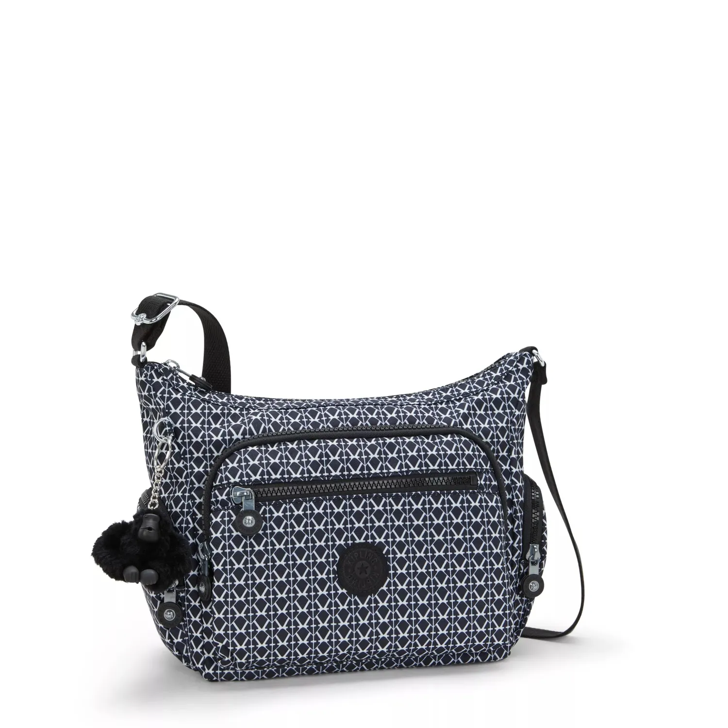 Kipling Gabbie S schoudertas Signature Print klein bedrukt