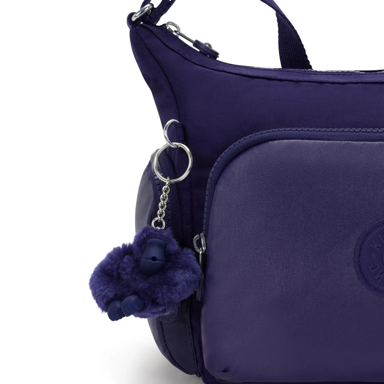 Kipling Gabb S crossbodytas Medium Moonlit Shine met ritsvak