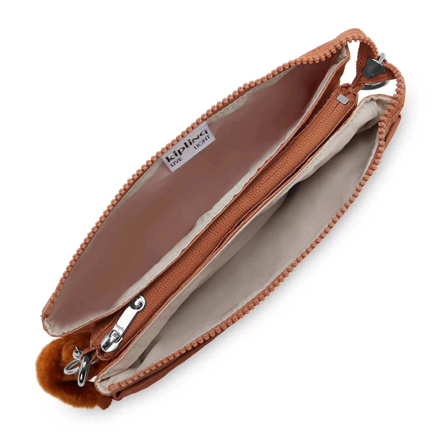 Kipling Riri crossbodytas Klein Copper Glimmer metallic