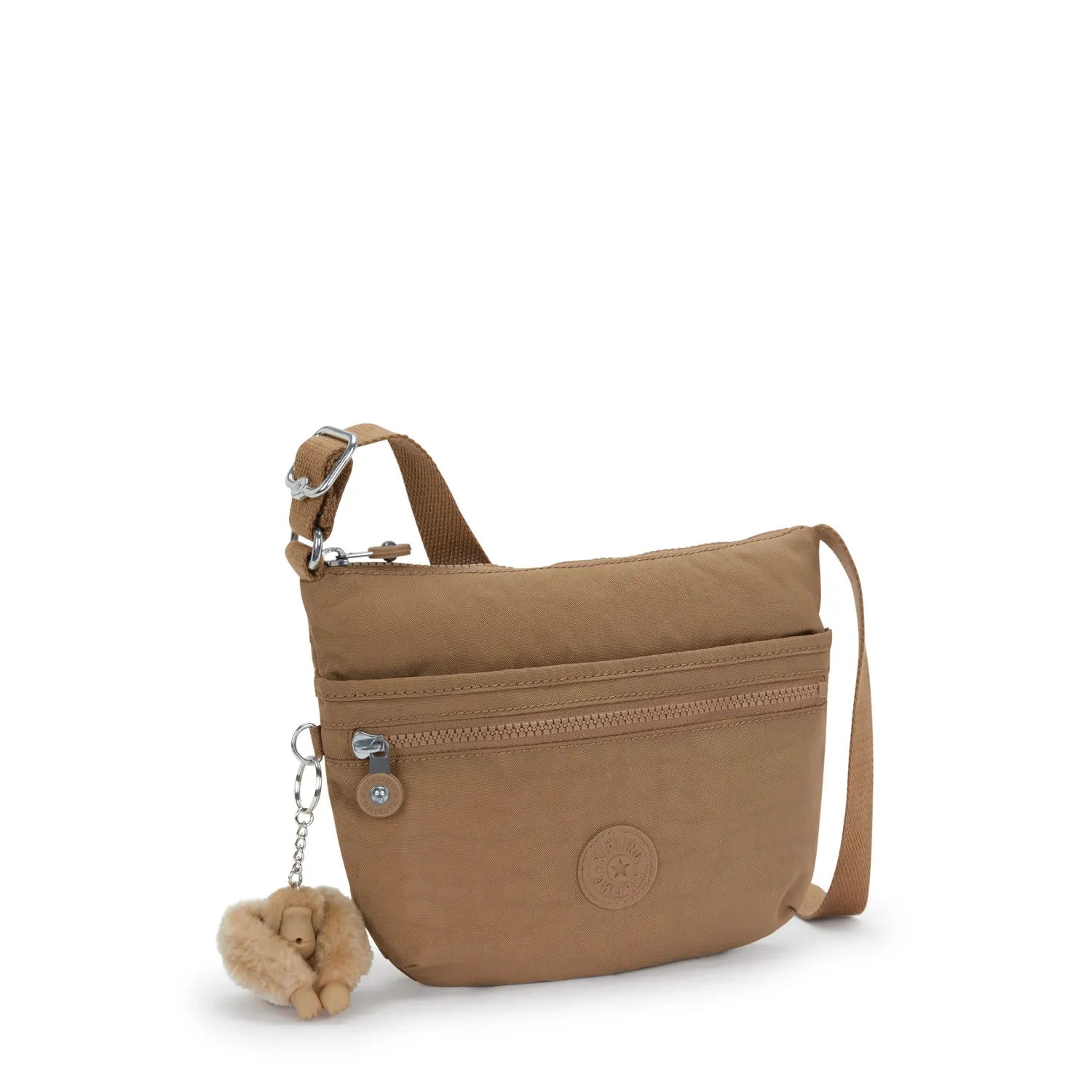 Kipling Arto S schoudertas Early Tan klein licht