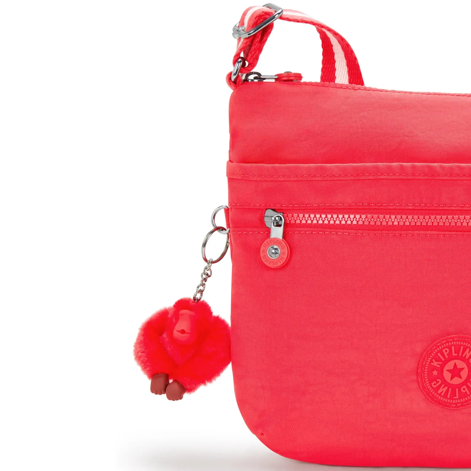 Kipling Arto schoudertas Medium Escape Red waterafstotend