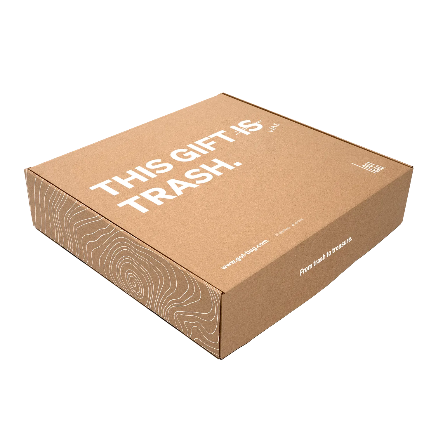Got Bag Geschenkbox cadeauverpakking print gerecycled karton