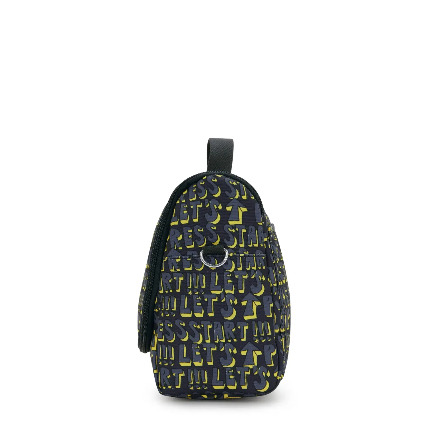 Kipling New Kichirou lunchtas Groot Lets Play Print trolleybevestiging