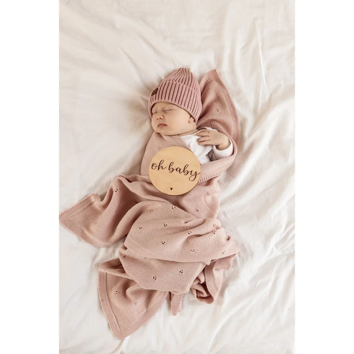 Love for Childrenn babydeken merinowol gebroken wit 75x100 cm
