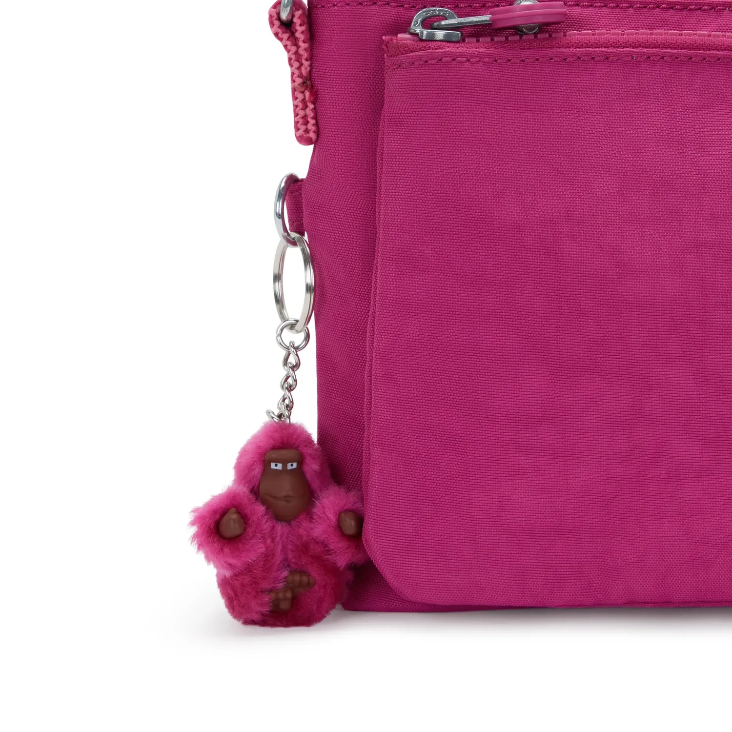 Kipling Mikaela schoudertas klein Purple Wine paars