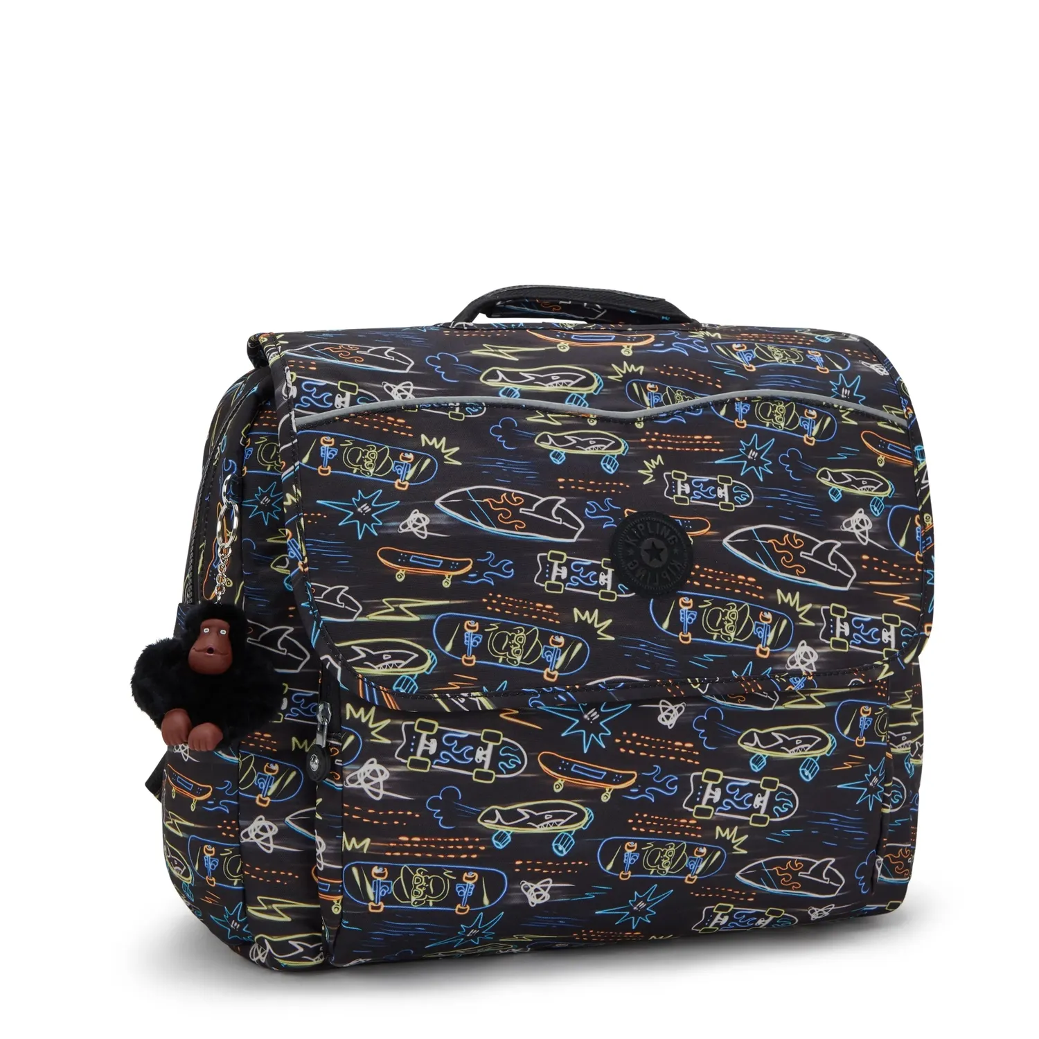Kipling Codie L schoolrugzak Neon Skate groot A4