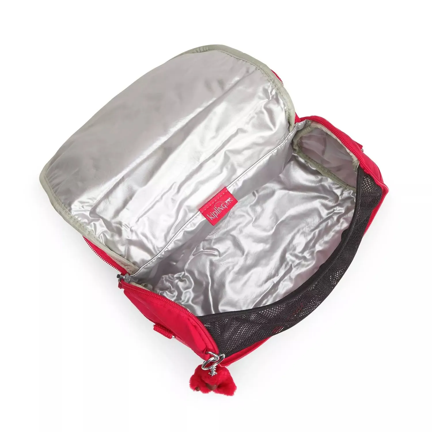 Kipling New Kichirou lunchtas True Pink Groot roze effen