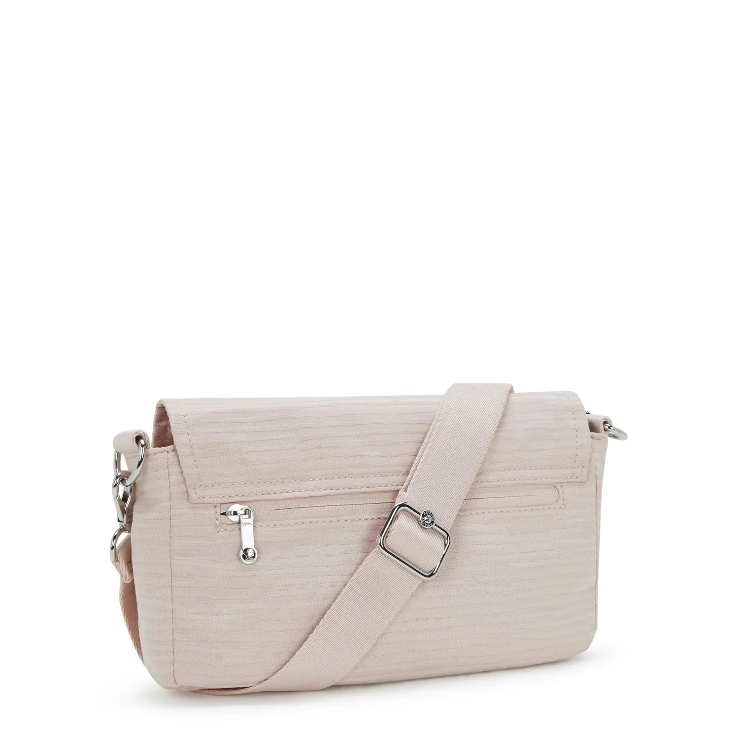 Kipling Aras Up schoudertas klein Pink Pearl