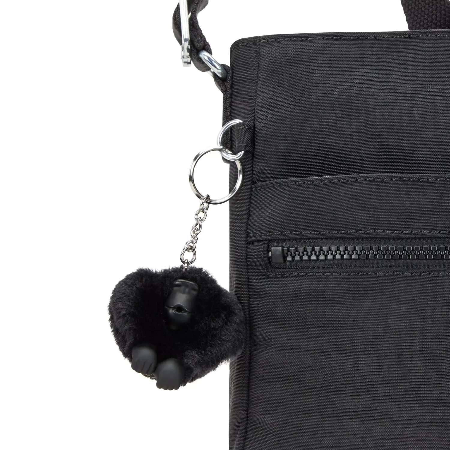 Kipling New Angie schoudertas Black Noir klein waterafstotend