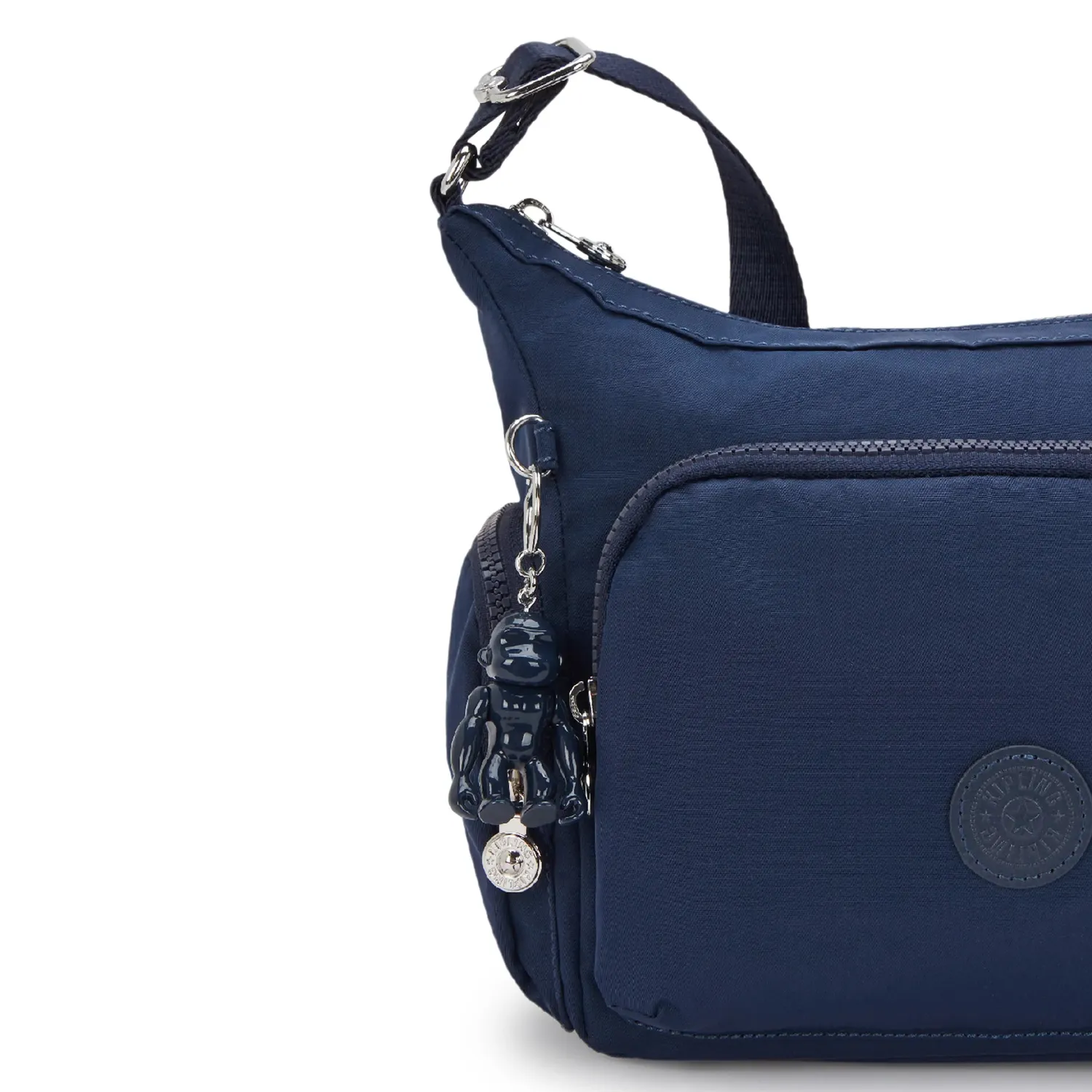 Kipling Gabb S crossbodytas Infinite Blue Medium met vakken