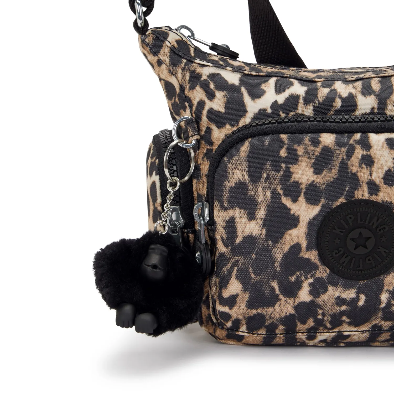 Kipling Gabbie Mini schoudertas Klein Wild Leopard dierenprint