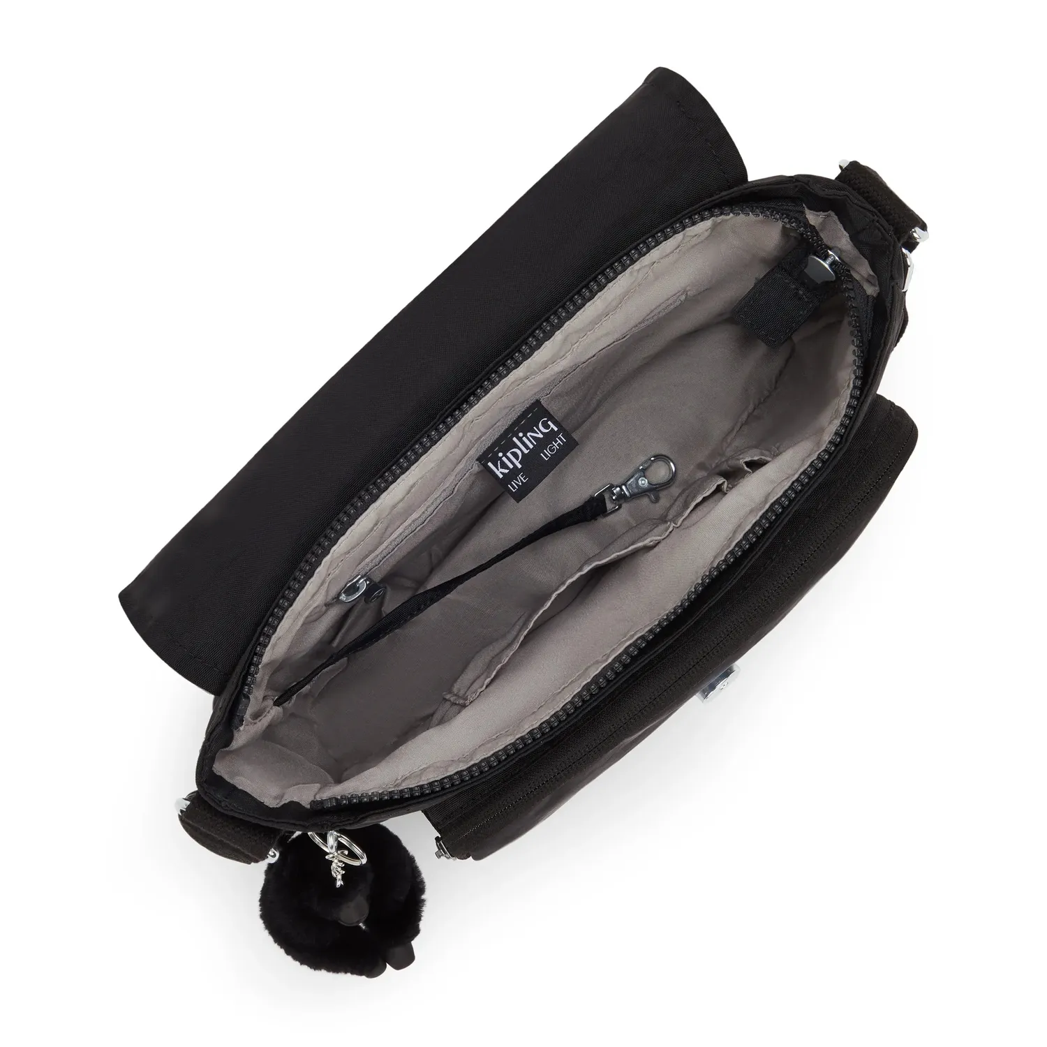 Kipling Dalma crossbody Medium black noir handsfree