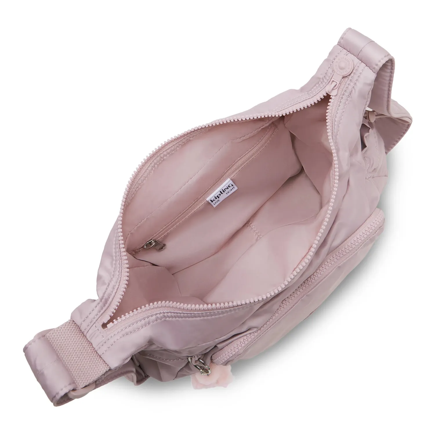 Kipling Gabb S crossbodytas Medium Entirely Pink trekkoord