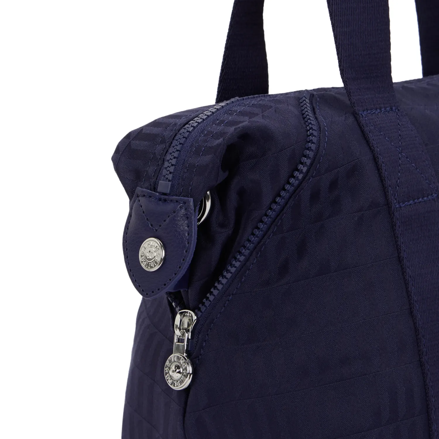 Kipling Art Mini schoudertas Night Tile Jacquard klein