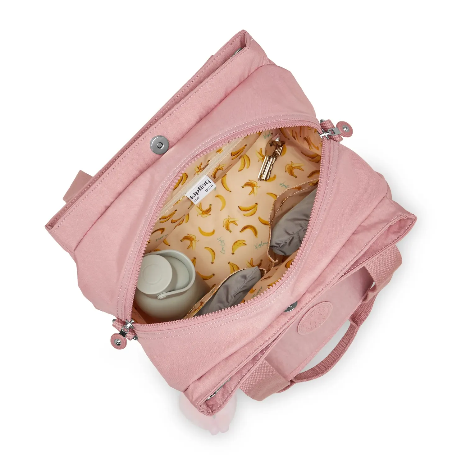 Kipling Nappisac babytas Tiny Smoky Blush Medium met mat