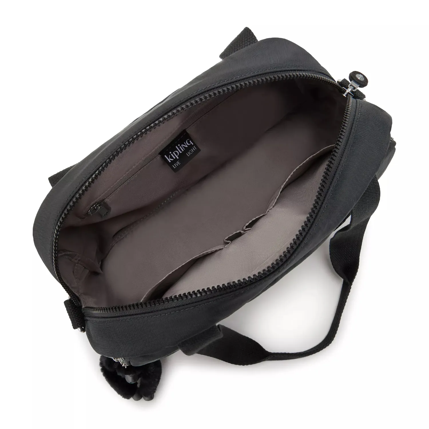 Kipling Cool Defea handtas Medium Black Noir veel vakken