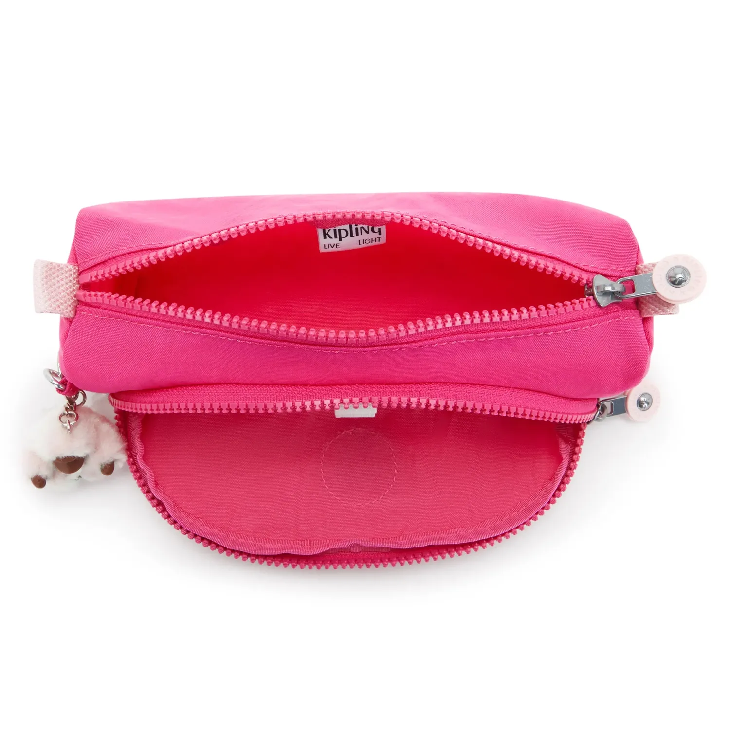 Kipling Cute pennenzak Medium Intense Rose nylon