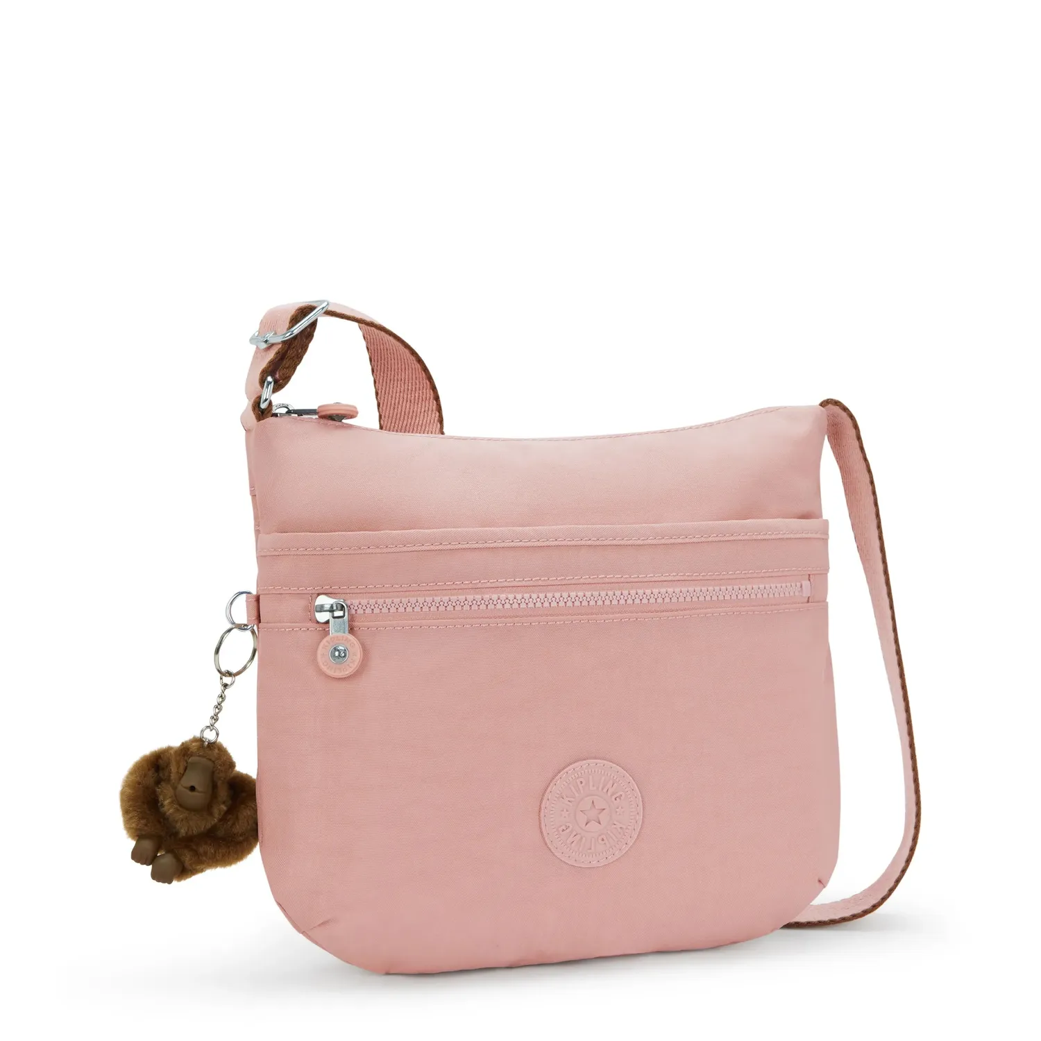 Kipling Arto schoudertas Medium Memory Pink waterafstotend